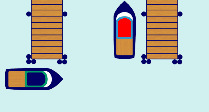 Animation of Boating Heading In